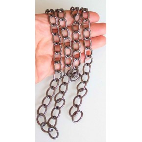 Çanta Aksesuar Füme Renk İnce Çanta Zinciri 120 Cm