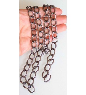 Çanta Aksesuar Füme Renk İnce Çanta Zinciri 120 Cm