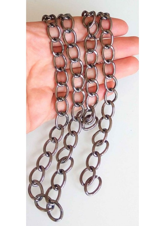 Çanta Aksesuar Füme Renk İnce Çanta Zinciri 150 Cm