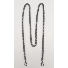 Çanta Aksesuar Füme Renk Kalın Örgü Çanta Zinciri (120 Cm)