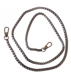 Çanta Aksesuar Füme Renk Kare Model Çanta Zinciri (120 Cm )