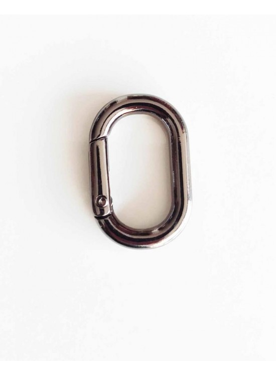 Çanta Aksesuar Füme Renk Ovalize Yaylı Halka