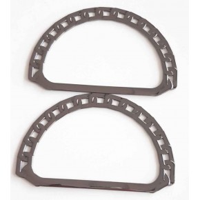 Çanta Aksesuar Füme Renk, Zincir Görünümlü Metal Çanta Sapı