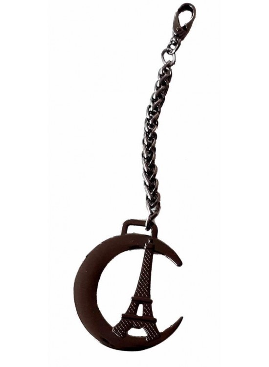 Çanta Aksesuar Füme Sarkaç Süs Eyfel Kule Desen