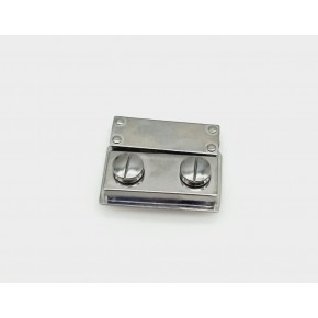 Çanta Aksesuar Füme Vidalı Çanta Kilidi 3.5x2.7cm