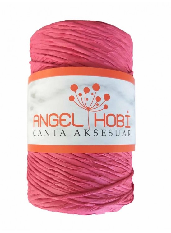 Çanta Aksesuar Fuşya Renk Bükümlü Rafya Çanta Aksesuar Fuşya Renk Bükümlü Rafya