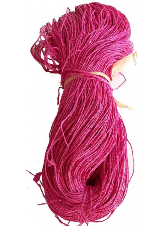 Çanta Aksesuar Fuşya Renk Kağıt İp 320 Gr