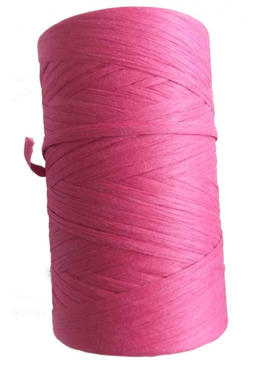 Çanta Aksesuar Fuşya Renk Rafya İp