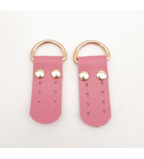 Çanta Aksesuar Fuşya Tek Kat Suni Deri Sapucu Böce Light Gold Metalli