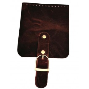 Çanta Aksesuar Gerçek Deri 21x12 cm Hardal Sarı Crazy Renk Çanta Kapağı Light Gold Metalli