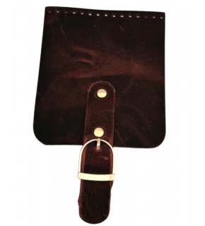 Çanta Aksesuar Gerçek Deri 21x12 cm Hardal Sarı Crazy Renk Çanta Kapağı Light Gold Metalli