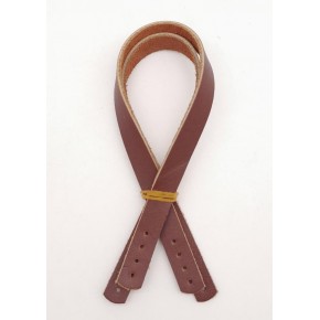 Çanta Aksesuar Gerçek Deri 35X1.2 Cm Kızıl Kahve Renk Çanta Sapı