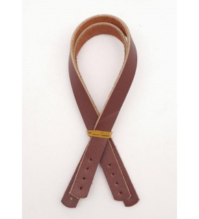 Çanta Aksesuar Gerçek Deri 35X1.2 Cm Kızıl Kahve Renk Çanta Sapı