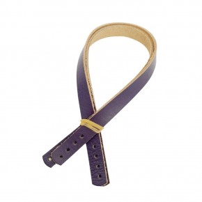 Çanta Aksesuar Gerçek Deri 35x1.2 cm Mor Renk Çift Çanta Sapı