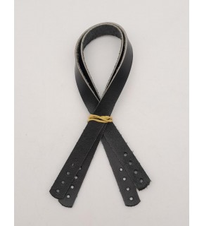 Çanta Aksesuar Gerçek Deri 35X1.2 Cm Siyah Renk Çanta Sapı