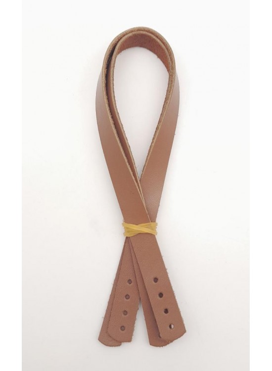 Çanta Aksesuar Gerçek Deri 35x1.2 cm Sütlü Kahve Renk Çift Çanta Sapı