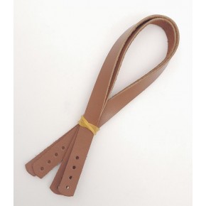 Çanta Aksesuar Gerçek Deri 35x1.2 cm Sütlü Kahve Renk Çift Çanta Sapı