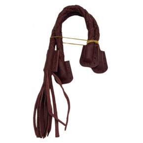 Çanta Aksesuar Gerçek Deri 45 cm Nova Model Bordo Renk  Çift Çanta Sapı