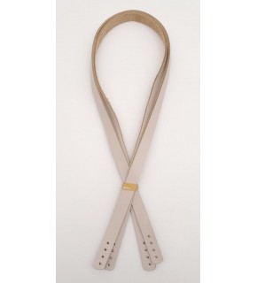 Çanta Aksesuar Gerçek Deri 70X1.2 Cm Bej Renk Çanta Sapı