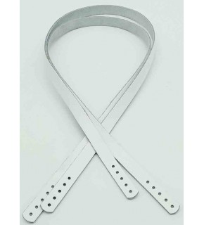 Çanta Aksesuar Gerçek Deri 70x1.2 Cm Beyaz Renk Çanta Sapı