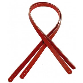 Çanta Aksesuar Gerçek Deri 70X1.2 Cm Kırmızı Renk Çanta Sapı