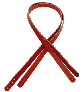 Çanta Aksesuar Gerçek Deri 70X1.2 Cm Kırmızı Renk Çanta Sapı