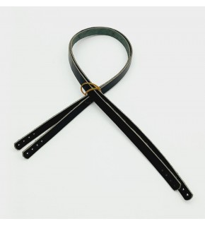 Çanta Aksesuar Gerçek Deri 70X1.2 Cm Siyah Renk Çanta Sapı