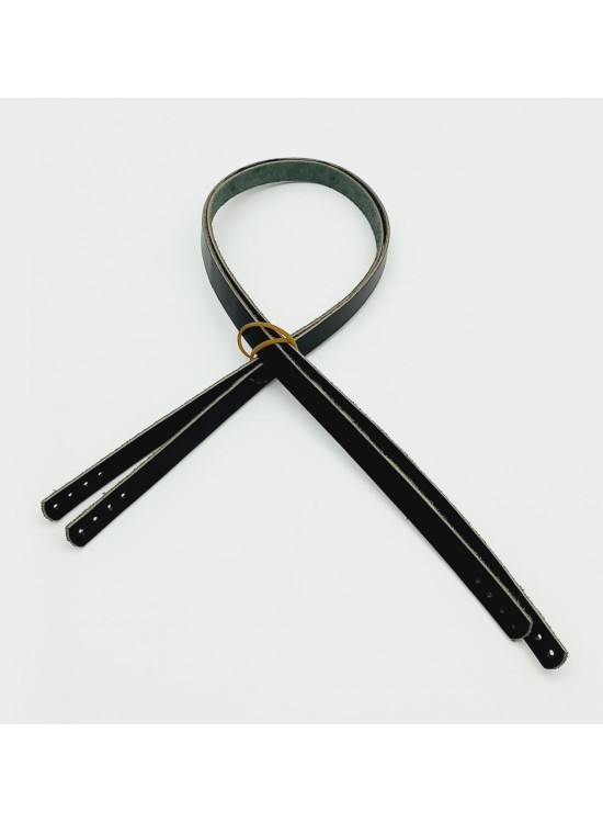 Çanta Aksesuar Gerçek Deri 70X1.2 Cm Siyah Renk Çanta Sapı