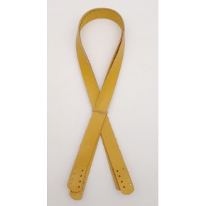 Çanta Aksesuar Gerçek Deri 70x2 cm Limon Küfü Renk Çift Çanta Sapı