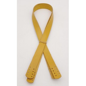 Çanta Aksesuar Gerçek Deri 70x2 cm Limon Küfü Renk Çift Çanta Sapı