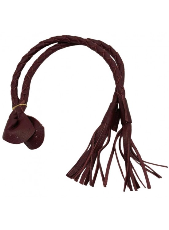 Çanta Aksesuar Gerçek Deri 75 cm Nova Model Bordo Renk  Çift Çanta Sapı