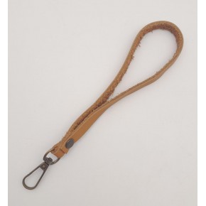 Çanta Aksesuar Gerçek Deri Açık Taba Renk Elcik Antik Metalli