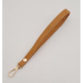 Çanta Aksesuar Gerçek Deri Açık Taba Renk Elcik Light Gold Metalli