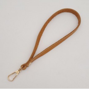 Çanta Aksesuar Gerçek Deri Açık Taba Renk Elcik Light Gold Metalli