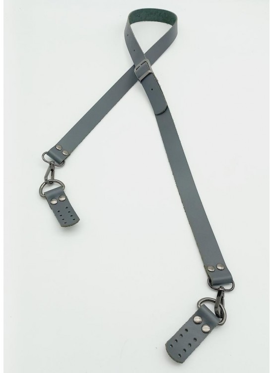 Çanta Aksesuar Gerçek Deri Ayarlı Uzun Sap 2.3X130 Gri Füme Metalli Çanta Aksesuar Gerçek Deri Ayarlı Uzun Sap 2.3X130 Gri Füme Metalli