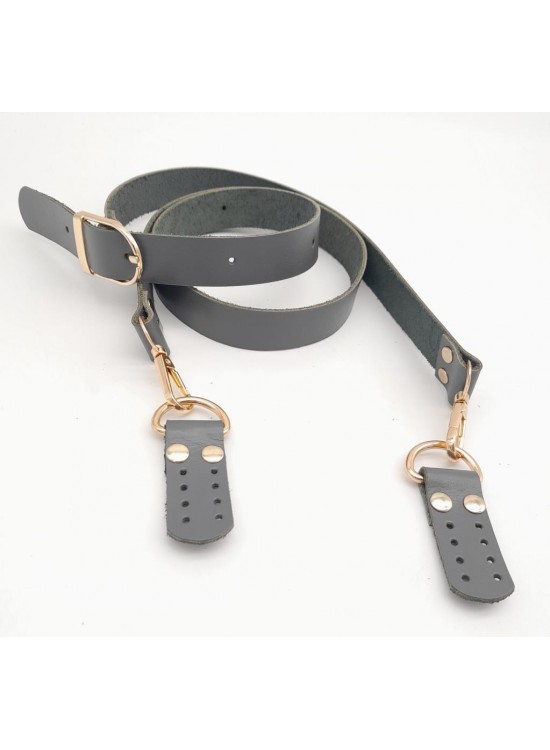 Çanta Aksesuar Gerçek Deri Ayarlı Uzun Sap 2.3X130 Gri Light Gold Metalli Çanta Aksesuar Gerçek Deri Ayarlı Uzun Sap 2.3X130 Gri Light Gold Metalli