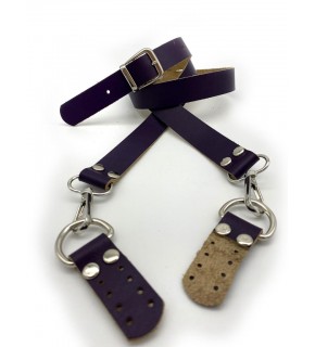 Çanta Aksesuar Gerçek Deri Ayarlı Uzun Sap 2.3X130 Mor Gümüş