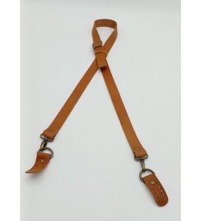 Çanta Aksesuar Gerçek Deri Ayarlı Uzun Sap 2.3X130 Taba Antik Metalli