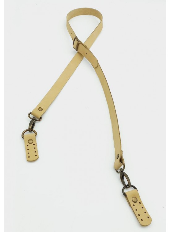 Çanta Aksesuar Gerçek Deri Ayarlı Uzun Sap 2X130 Ham Doğal Renk Antik Metalli Çanta Aksesuar Gerçek Deri Ayarlı Uzun Sap 2X130 Ham Doğal Renk Antik Metalli