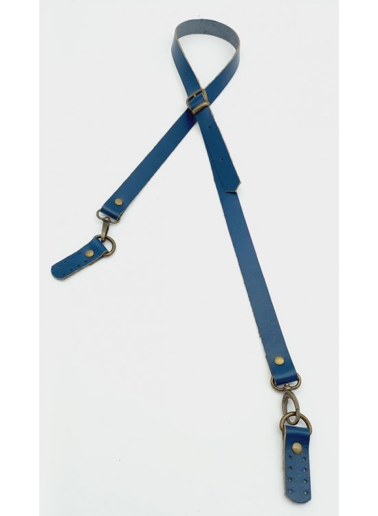 Çanta Aksesuar Gerçek Deri Ayarlı Uzun Sap 2X130 Lacivert Antik Metalli Çanta Aksesuar Gerçek Deri Ayarlı Uzun Sap 2X130 Lacivert Antik Metalli