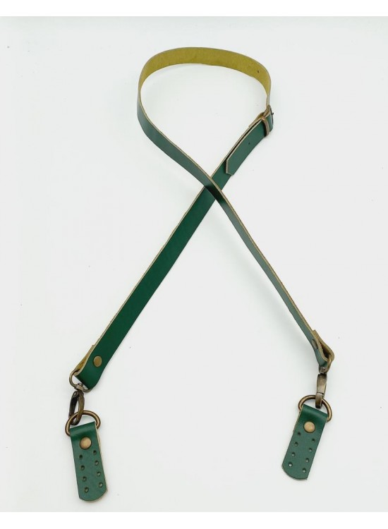Çanta Aksesuar Gerçek Deri Ayarlı Uzun Sap 2X130 Yeşil Antik Metalli Çanta Aksesuar Gerçek Deri Ayarlı Uzun Sap 2X130 Yeşil Antik Metalli