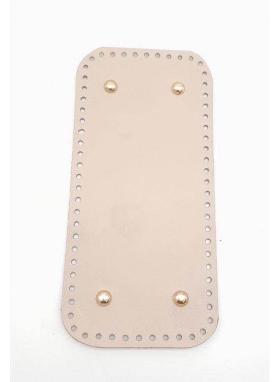 Çanta Aksesuar Gerçek Deri Bej 25X12 cm Dikdörtgen Light Gold Metalli Çanta Tabanı Çanta Aksesuar Gerçek Deri Bej 25X12 cm Dikdörtgen Light Gold Metalli Çanta Tabanı