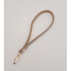 Çanta Aksesuar Gerçek Deri Bej Renk Elcik Light Gold Metalli