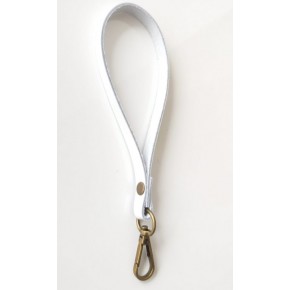 Çanta Aksesuar Gerçek Deri Beyaz Renk Elcik Metali Antik