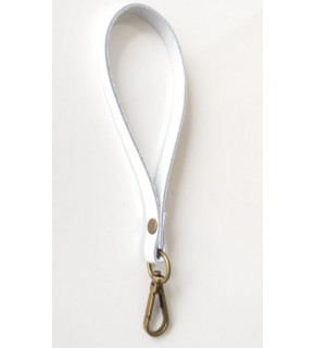 Çanta Aksesuar Gerçek Deri Beyaz Renk Elcik Metali Antik