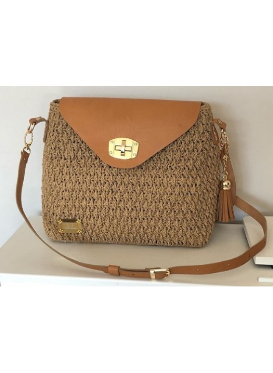 Çanta Aksesuar Gerçek Deri Çanta Seti Püsküllü Açık Taba Gold Metal Çanta Aksesuar Gerçek Deri Çanta Seti Püsküllü Açık Taba Gold Metal