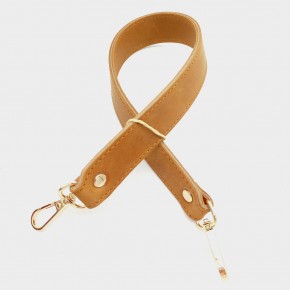 Çanta Aksesuar Gerçek Deri Çift Kat Dikişli Kısa Sap Açık Taba