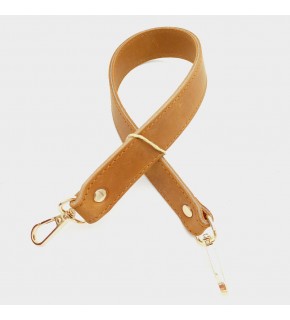 Çanta Aksesuar Gerçek Deri Çift Kat Dikişli Kısa Sap Açık Taba