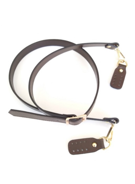 Çanta Aksesuar Gerçek Deri Çift Kat, Dikişli Uzun Sap Koyu Kahve Çanta Aksesuar Gerçek Deri Çift Kat, Dikişli Uzun Sap Koyu Kahve