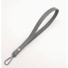 Çanta Aksesuar Gerçek Deri Gri Renk Elcik Füme Metalli